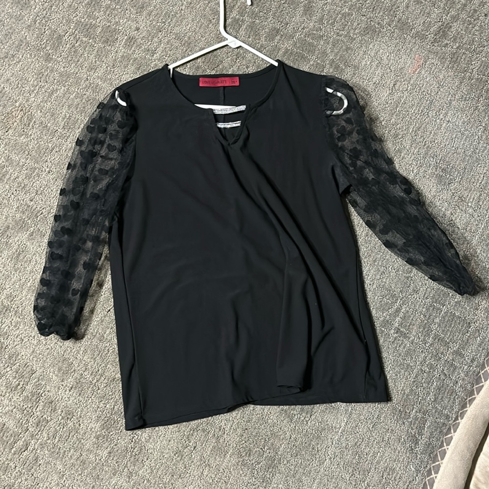 Black dress shirt